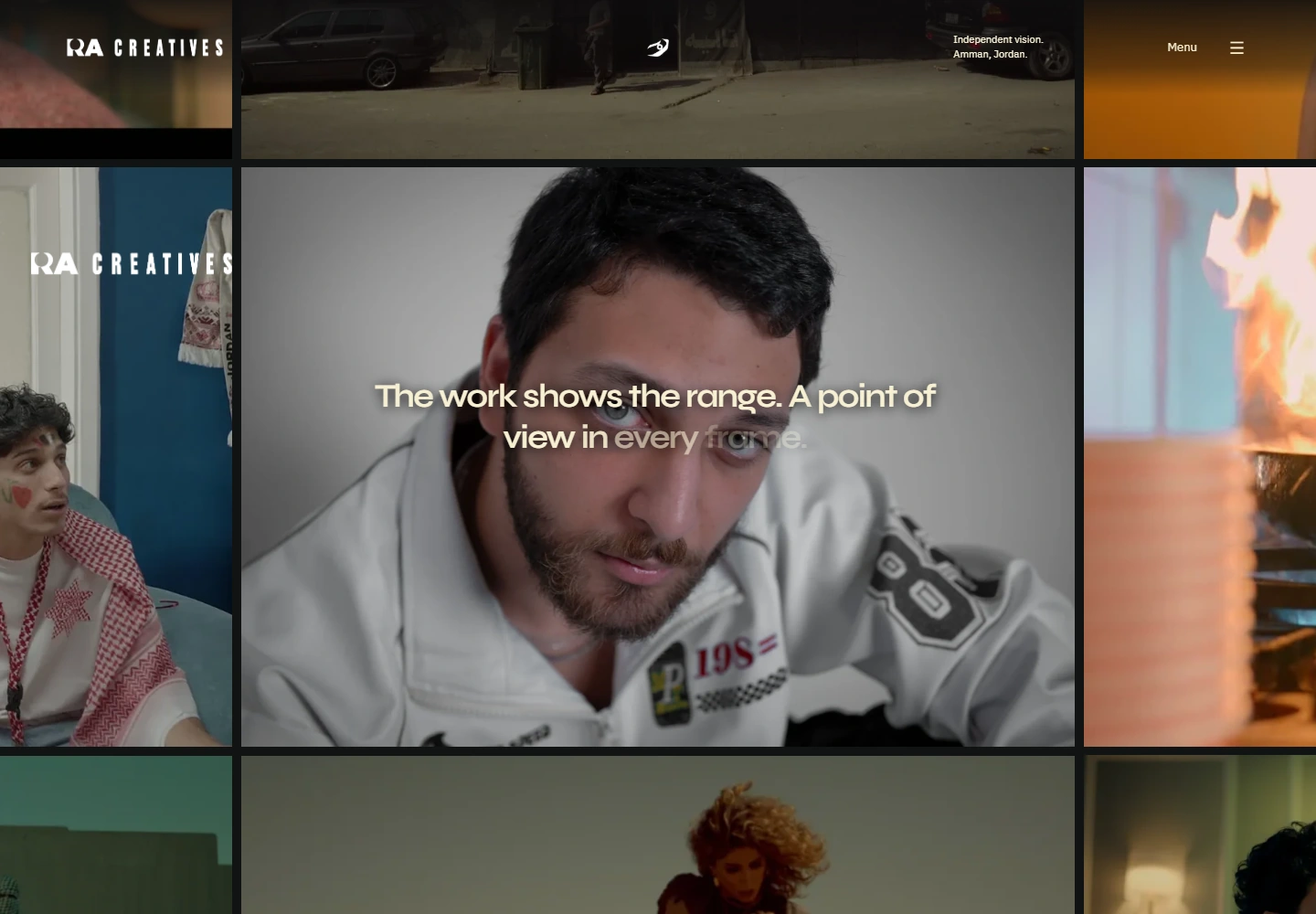 لقطة حقيقية كاملة من موقع RA Creative House للأفلام والتصوير