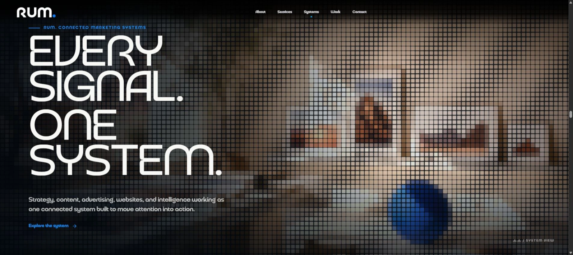 RUM Marketing Agency — صورة حقيقية من الموقع 1